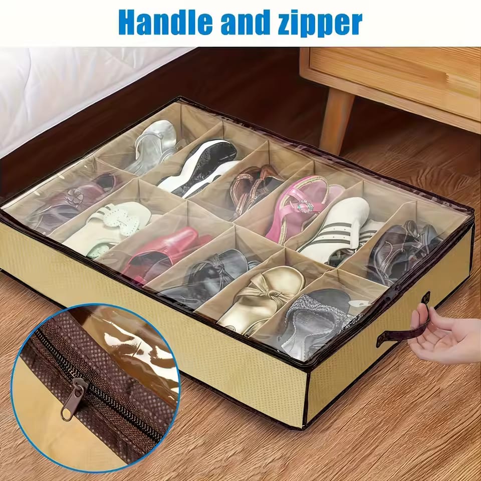 Neatly™ Under-Bed Shoe Organizer | Dust-Proof Closet Storage Bag