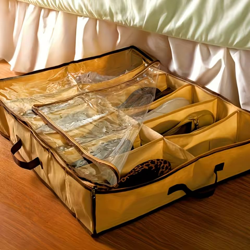 Neatly™ Under-Bed Shoe Organizer | Dust-Proof Closet Storage Bag