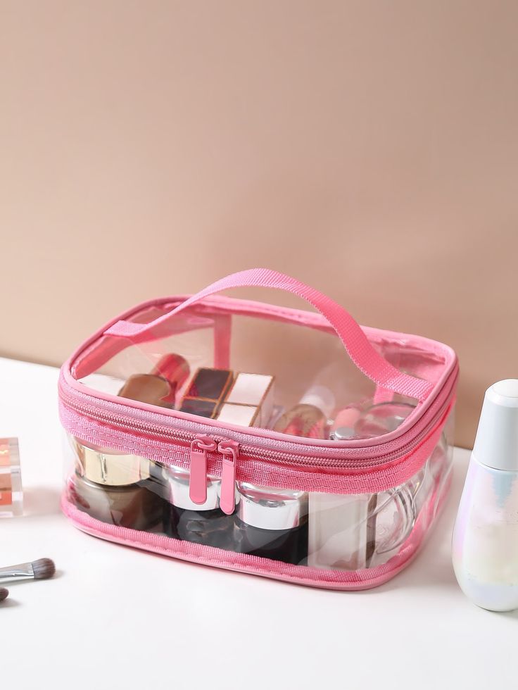 Neatly™ Clear Cosmetic Oraganizer - Asthetic Travel Toiletry Pouch
