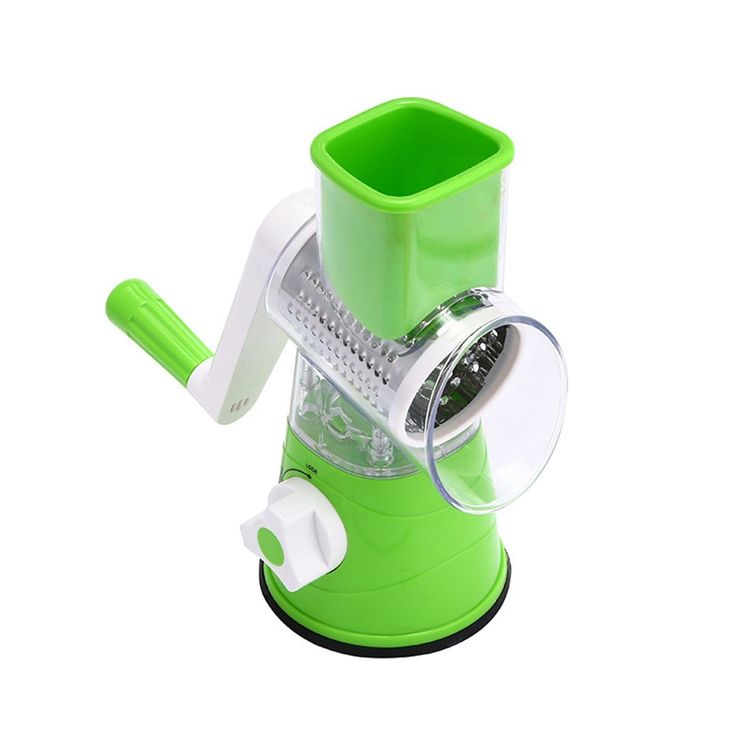 Neatly™ 3-in-1 Rotary Drum Slicer | Multifunctional Manual Vegetable Grater & Cutte