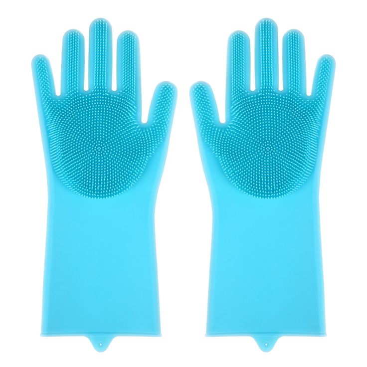 Neatly™ Magic Silicone Scrubber Gloves | Heat-Resistant Dishwashing & Cleaning Pair