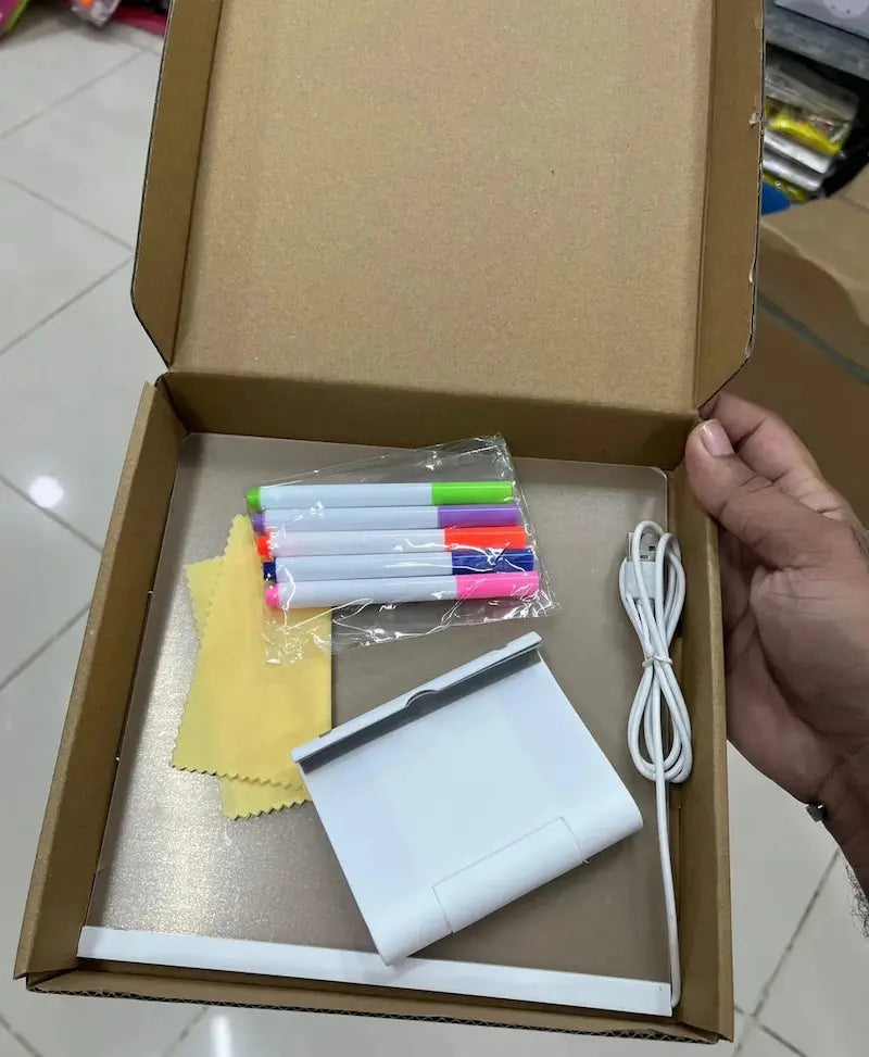 Neatly™ NeonGlow Acrylic LED Note Board