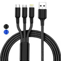 Neatly™ FlexiCord 3-in-1 Braided Charging Cable