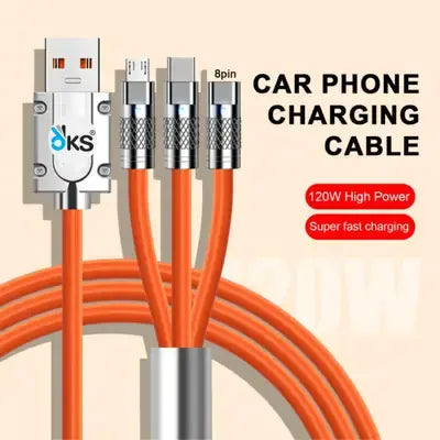 Neatly™ FlexiCord 3-in-1 Braided Charging Cable