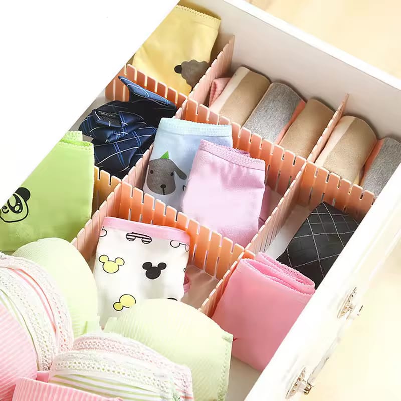 Neatly™ Adjustable Drawer Divider Set (Pack of 4) - Custom Desk Organizer