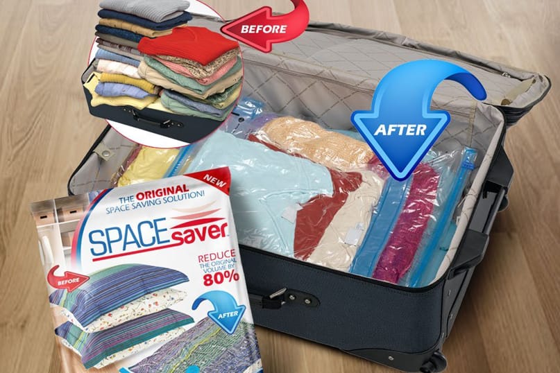 Neatly™ Premium Vacuum Seal Storage Bags (5 Pcs Set + Free Pump) | Space Saver
