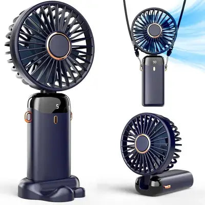 Neatly™ FlexiWind Digital Folding Desk & Neck Fan