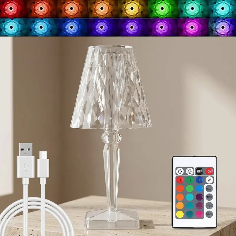 Neatly™ PrismGlow Ambient Crystal Lamp