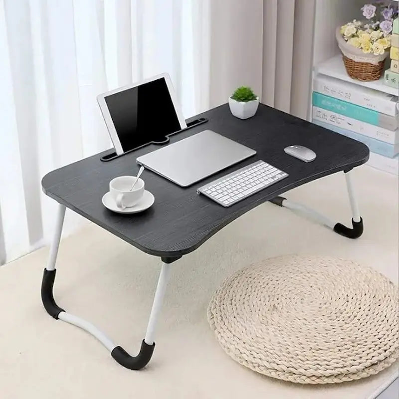 Neatly™ LapFlex Folding Bed Desk (All-Black Edition)