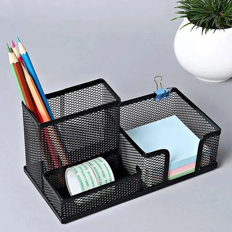Neatly™ WireMesh 4-Slot Desk Organizer