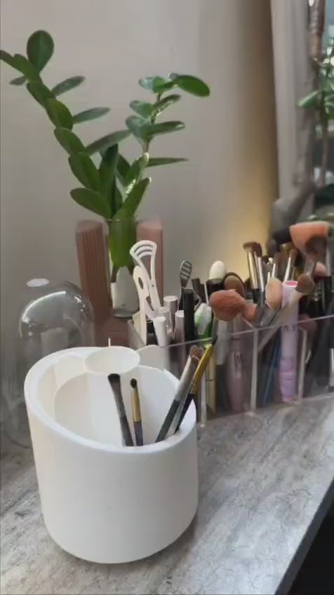 Neatly™ 360° Rotating Skincare & Makeup Organizer | Desktop Cosmetic Storage